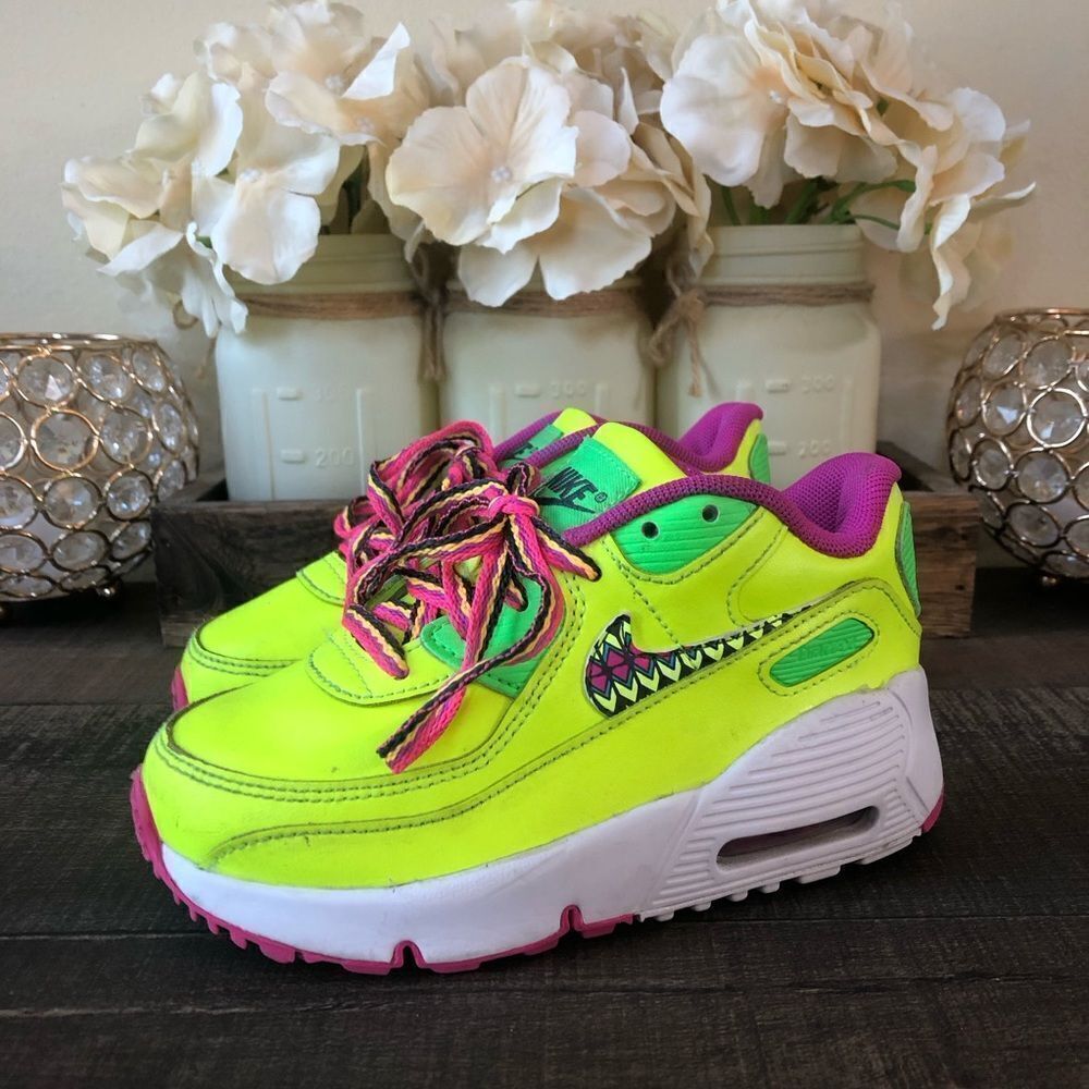 Nike Air Max 90 Volt Fire Pink Shoes
